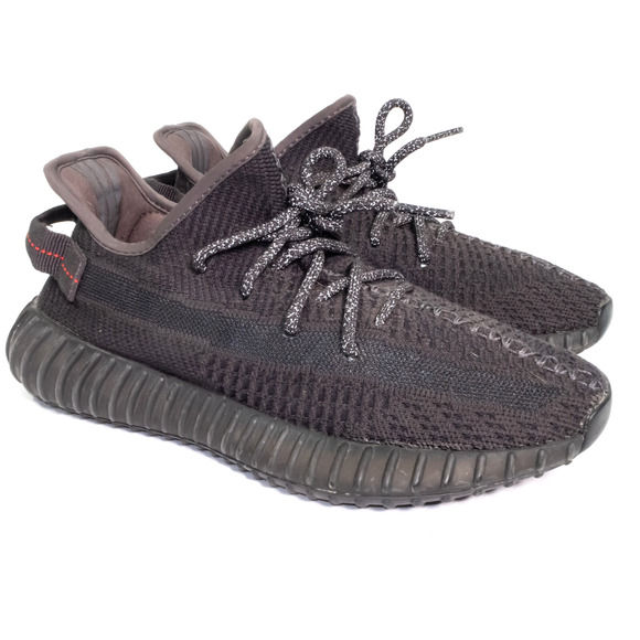 Adidas Yeezy Boost 350 V2 Low Black Non-Reflective Men's Size 6.5 - Picture 4 of 12